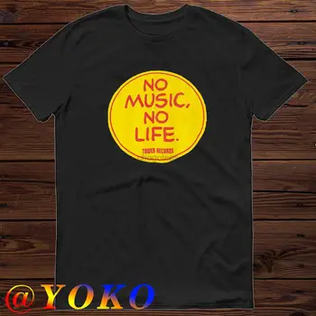 NEW Shirt Tower Records No Music No Life T-shirt Logo USA Size S-5XL