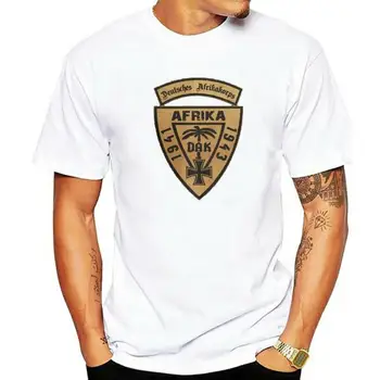 Leisure Wehrmacht Men O Neck T Shirt DAK Deutsches AfrikaKorps Africa 1941-43 Tees Graphic Printed Clothing Casual Camisetas
