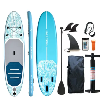 3.2m Надуваема дъска за сърф Stand Up Sup Paddle Board Изправена дъска за сърф Плуване Скейтборд Wakeboard Paddle Boards Accesso