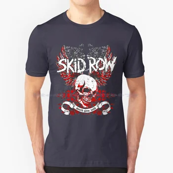 Най-продаван Skid Row Rock Punk Sleaze Heavy Meta Legend Band T Shirt 100% памучна тениска Най-продаван Skid Row Poison Ratt Punk