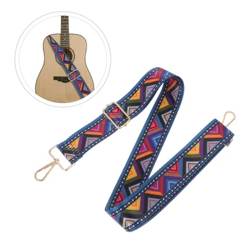 1Pc преносима китара банджо каишка ремък за банджо бас (асорти цвят)