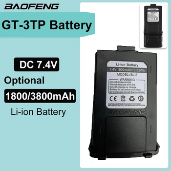 Baofeng GT-3TP батерия 7.4V 1800mAh 3800mAh BL-5 GT-3 GT3 GT3TP Mark-II радиостанции Батерии Замяна Уоки токи аксесоари