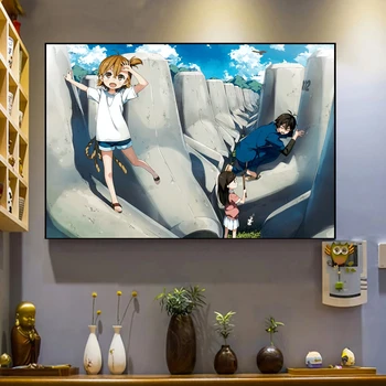 Barakamon аниме плакат изкуство печат платно живопис стена картини хол домашен декор (без рамка)