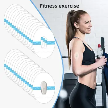Самозалепващи лепенки за Dexcom G6 Overpatch лента стикери за жени мъж фитнес аксесоари за бягане душ инструменти