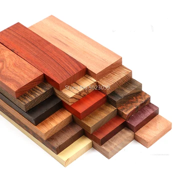 1piece заготовки дърво За DIY Дръжка за нож Материал за кръпка DIY Дървен занаятчийски материал 120x40x10mm