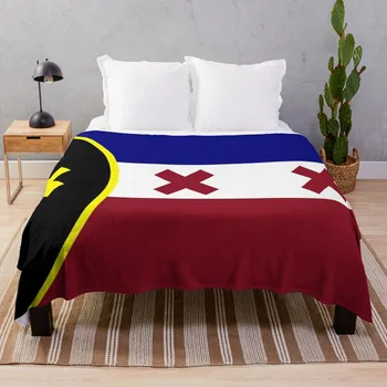 Флаг на Лманберг (преоразмерен, за да се побере в гоблен) Хвърли одеяло фланели Одеяла одеяла и одеяла Хелоуин одеяло