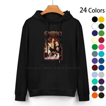 Gfriend-Walpurgis Night Band Shirt Design Pure Cotton Hoodie Sweater 24 цвята Gfriend Sowon Yerin Eunha Yuju Sinb Umji
