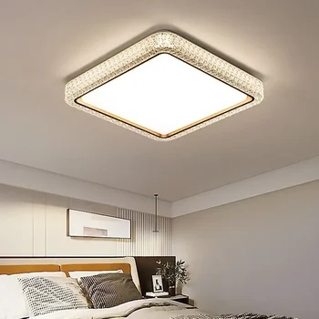 Пълен спектър лампа в хола светлина луксозна спалня светлина защита на очите кристална лампа Led таван лампа цялата къща Combin