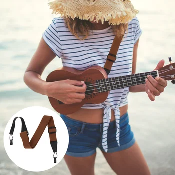 аксесоари Укулеле каишка детска елетрична китара с нещанцоващ памук Кратък