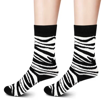 1 чифт памучни чорапи Мъже жени Чорапи с дължина до глезена Модни чорапи за екипажа Унисекс чорапи за жени Мъже