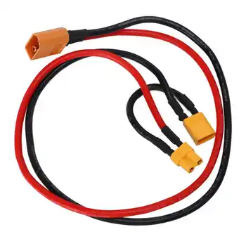 захранващ адаптерен кабел силиконов XT60 към XT30 захранващ кабел за зарядно устройство