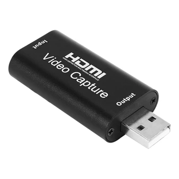 Аудио видео карти за заснемане на USB 2.0 1080P 4K запис чрез DSLR видеокамера действие камера за придобиване с висока разделителна способност