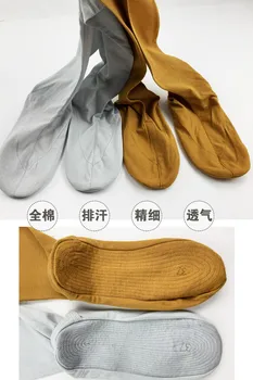 унисекс чист памук висококачествен шаолин монах кунг-фу чорапи будистки дзен лежеше медитация буда архат бойни изкуства чорапи