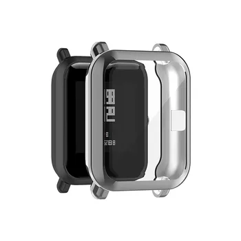 Cover For Huami Amazfit Gts2 Mini Smart Watch Защитен калъф Прозрачен защитен филм Протектор за екран Рамка за броня