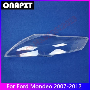 Car Преден капак на фаровете за Ford Mondeo 2007-2012 Абажур за фарове Капак на лампата Светлинно стъкло Капачки на лещите