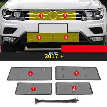 Car Styling Front Grille Anti Insect Net Mesh Protector Аксесоари за декорация за Volkswagen Tiguan L VW Tiguan Allspace 2017 +