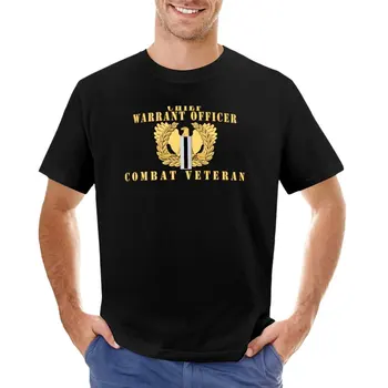 Армия - Главен офицер 5 - CW5 - Бойна ветеранска тениска реколта тениска извънгабаритна тениска мъже