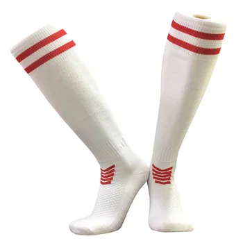 Дишащи мъжки футболни чорапи жени коляно дълго бягане баскетбол кърпа чорапи велосипед волейбол сгъстяване нехлъзгащи чорапи чорапи чорапи