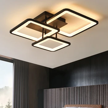 LED полилей Модерни полилеи за таван Осветление за хол спалня кухня блясък с осветителни тела WF111707