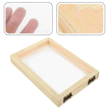 Производство на хартия DIY мухъл рамка хартия вземане доставка DIY инструмент за производство на хартия