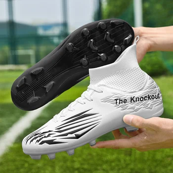 TF/FG Футболни обувки Мъжки професионални обувки за футболно игрище Детски обувки за обучение на трева Футзални клещи Дишащи обувки Нови