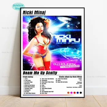 Nicki Minaj Beam Me Up Scotty Music Album Rapper Singer Modern Canvas Painting Poster HD Prints Wall Art Picture Home Room Decor