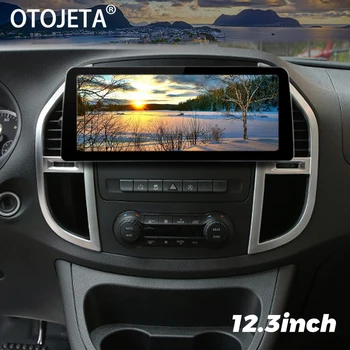 12.3inch Android 13 екран радио кола видео плейър стерео за Mercedes Benz W447 Vito 116 2016 GPS мултимедия Carplay главата единица