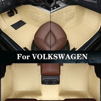 Нова странична чанта за съхранение с персонализирана кожена подложка за кола за VOLKSWAGEN Maggiolino Touran(5seat) Tiguan(I./II./L) Авточасти
