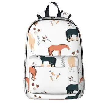 All The Pretty Horses Woman Backpacks Boys Girls Bookbag Waterproof Children School Bag Portability Travel Rucksack Shoulder Bag