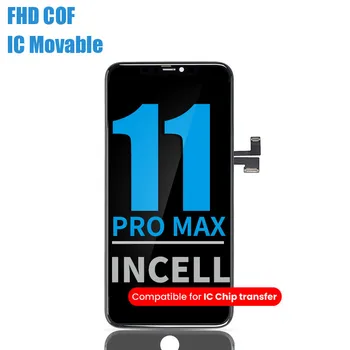  LCD дисплей сензорен екран събрание замяна за IPhone 11 Pro Max (FHD COF IC подвижен)