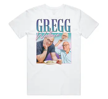 Gregg Wallace Homage T shirt Tee Funny UK TV Icon Legend Christmas Gift 80 s