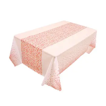 Table Cover Anti-slip Waterproof PEVA Kids Adult Birthday Party Еднократна покривка за маса Ежедневна употреба