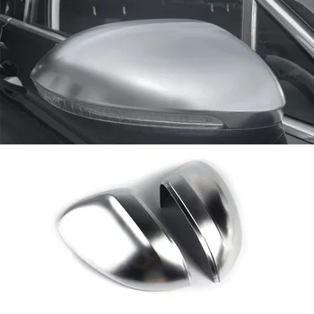 Silver Matte Chrome Car Side Mirror Cover Cap за Volkswagen VW Passat B8 CC Arteon