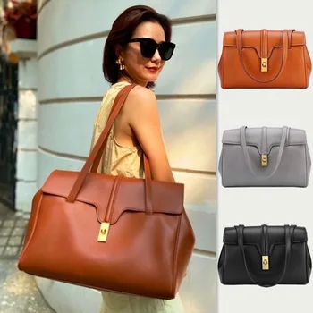 Дамски естествена кожа чанта рамо чанта A ++ чанта голям капацитет дамски чанта голям капацитет пазарска чанта дизайн