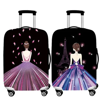 2023 Вечерна рокля момиче багаж покритие сгъсти еластична багаж покритие за 18 - 32 инчов куфар случай прах покритие пътуване аксесоари