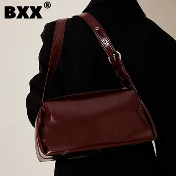 [BXX] Ретро модерна чанта за пътуване за жени 2023 Нова мода рамо подмишниците универсален моден темперамент прости чанти 8CY60