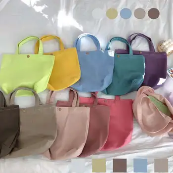 2023 Портмонета и чанти за жени платно преносима малка квадратна чанта проста платнена чанта